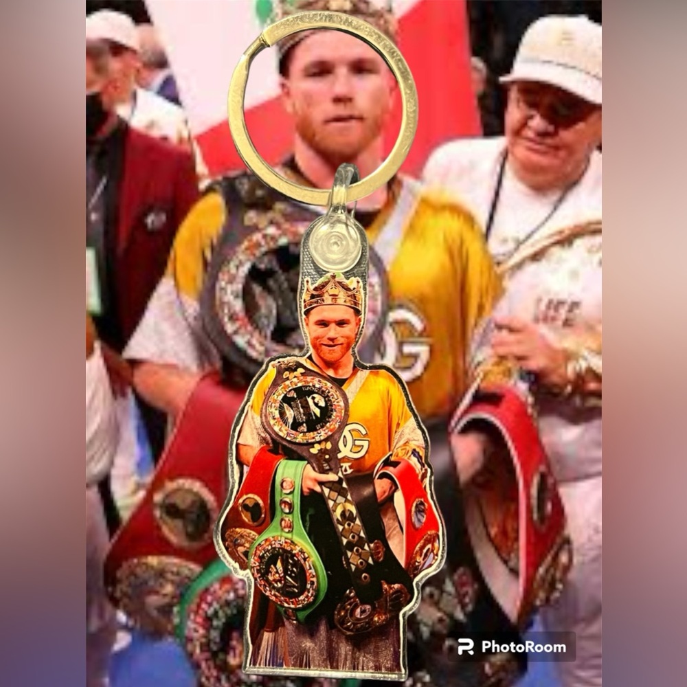 Canelo keychain Unified Champ